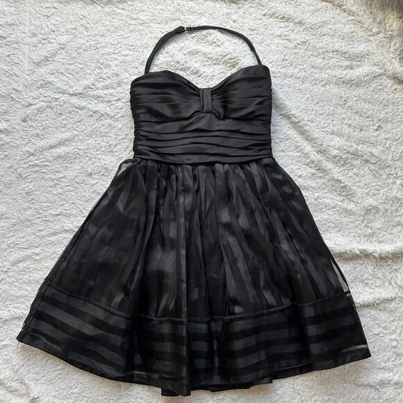 Betsey Johnson Dresses & Skirts - 🥶 Betsey Johnson Black Organza Corset Mini Dress Size 6